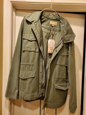 Jaqueta masculina estilo militar True Religion G nova com etiquetas - Imagem 1 de 4