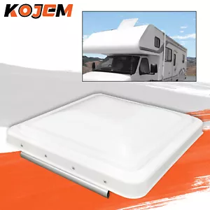 Top Roof Vent Cover Lid Replacement 14" x 14" For Camper RV Trailer Elixir - Foto 1 di 14