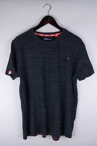 Superdry Men T-Shirt Short Sleeves Casual Grey Cotton Pullover size XL - Picture 1 of 7