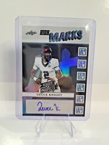 2024 Heroes & Prospects Deuce Knight Platinum High Marks automático #'ed 1/3 castaño rojizo - Imagen 1 de 2