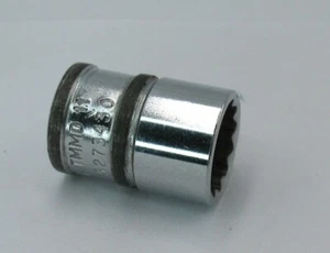 SNAP ON TMMD11 11mm Shallow Chrome Socket - 1/4" Drive - 12 Point Metric - Picture 1 of 3