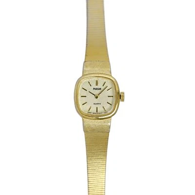 Женские золотистые винтажные кварцевые наручные часы Phasar Seiko 1980-е  - Изображение 1 из 4