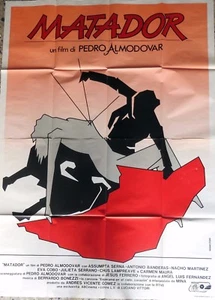 Manifest Filmplakat 4F MATADOR ALMODOVAR PEDRO FLAGGEN SERNA CINEMA - Bild 1 von 1