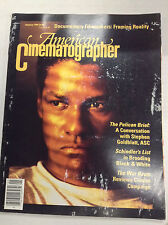American Cinematographer Magazine Denzel Washington January 1994 GOOD 040517nonr