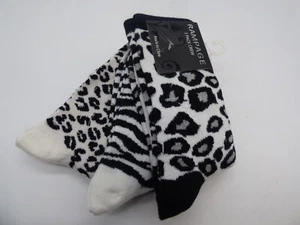 Paquete de 3 calcetines crew con estampado de animales Rampage You and Me para mujer - Imagen 1 de 8