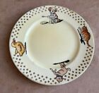  Knowles China Co Antique 7” Child Ceramic Plate animals cat dog duck lamb 33-6