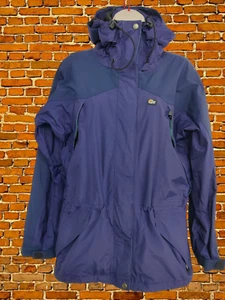 WOMENS LOWE ALPINE SIZE UK SMALL BLUE LIGHT ACTIVE RAIN WINDBREAKER JACKET COAT - Picture 1 of 5