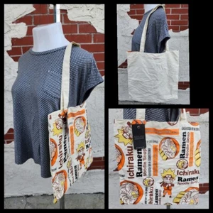 New Naruto Ichiraku Ramen Canvas Tote Bag Shippuden Collection  - Picture 1 of 20