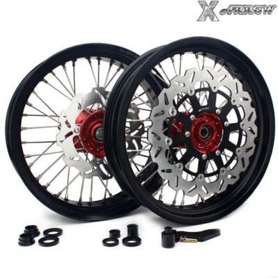 For Honda 17"x3.5/4.25 Supermoto Wheels Set CRF250R CRF450R 14-19 CRF 250 450 RX - Image 1 of 4