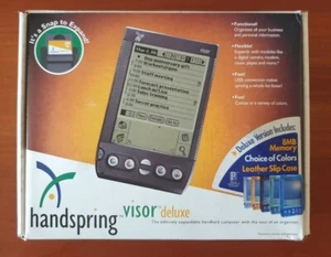 HANDSPRING VISOR DELUXE "HANDHELD COMPUTER & ORGANIZER" WITH BOX & ACCESSORIES - Imagen 1 de 9