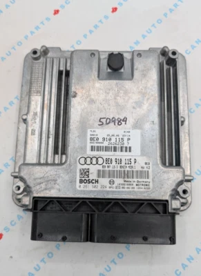 Audi A4 Bosch 2007 8E0910115P ECU MED9.1/0261S02224 usado Foto 1 de 4