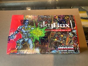 Skybox Marvel Universe 1993 caja de tarjetas coleccionables sellada no deportiva serie IV - Imagen 1 de 4