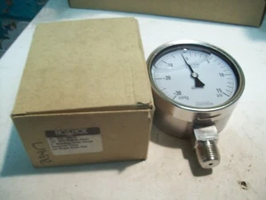 NUEVO EN CAJA MANÓMETRO NOSHOK 40-500-30/15 SS 30 PULGADAS/15 PSI 4 DÍAS 1/2 NPT P5863 - Imagen 1 de 3