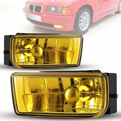 Luces antiniebla parachoques amarillo lámpara de conducción repuesto para BMW Serie 3 E36 M3 92-99 Foto 1 de 4
