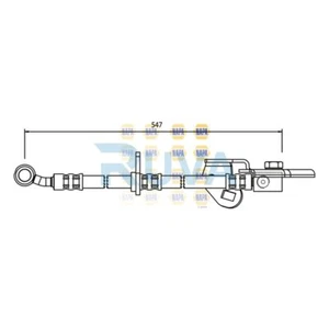 Fits Honda Jazz 2002- City 2003-2008 1.2 1.3 Ruva Front Right Brake Hose - Picture 1 of 7