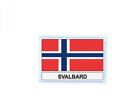 Patch toppe toppa stampato termoadesiva bandiera Svalbard Mayen SJ