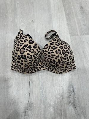 Soma 32DDD Embraceable Full Coverage Leopard Print Bra Underwire - Image 1 of 4