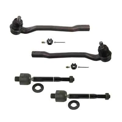 MOOG Front Inner & Outter Steering Tie Rod Set 4PC Fits 2001-2006 Lexus LS430 Foto 1 de 4