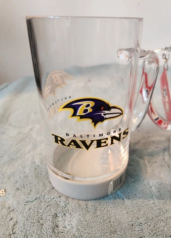 Baltimore Ravens Mug 20 oz Cup - Durable Plastic  NFL NEW! Cover