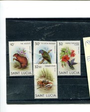 St. Lucia 1980 526-29 Flora e fauna mnh