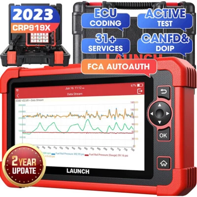 2025 Launch CRP919X PRO Valise Outils Diagnostics Systèmes Complète Codage ECU - Image 1 of 4