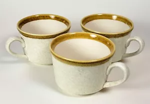 3 Vintage Mikasa Stone Manor F5800 Cup Coffee Tea Cups Very Good Condition - Picture 1 of 10