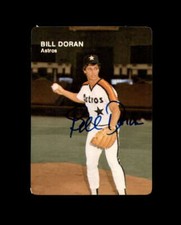 Bill Doran Hand Signed 1984 Mother's Cookies Houston Astros Autograph