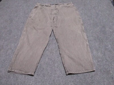 Vintage Girbaud Jeans Men's TAG 46 Gray Actual 42x29 Wide Leg Y2K Cotton * - Image 1 of 4