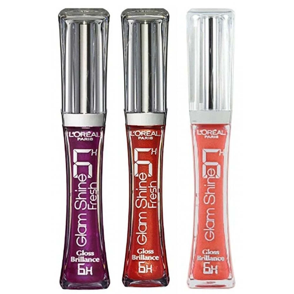 L'Oreal Glam Shine Fresh 6HR Lip Gloss - Wählen Sie Ihre Farbe - Bild 1 von 1