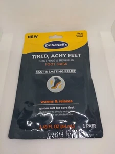 Dr. Scholl's müde, schmerzende Füße beruhigende & belebende wärmt & entspannt Fußmaske - NEU - Bild 1 von 5