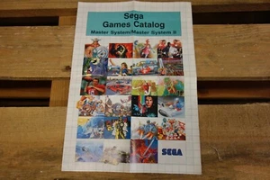 SEGA GAMES CATALOG MASTER SYSTEM / MASTER SYSTEM II - Picture 1 of 3
