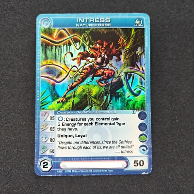 * Intress Natureforce Ultra Rare Foil Turn of the Tide 2/100 Chaotic TCG - Image 1 of 4