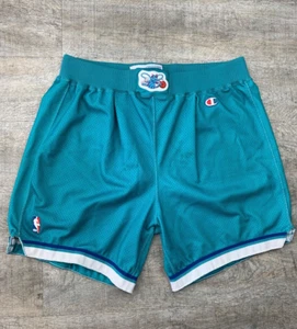 Vintage 90er Champion Charlotte Authentic Shorts (42) Gr. XL X 7" NBA Basketball curry - Bild 1 von 14