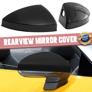 For 2015~2023 Audi TT TTS MK3 TTRS Gloss Black Side Mirror Cover With Assist New - Bild 1 von 9
