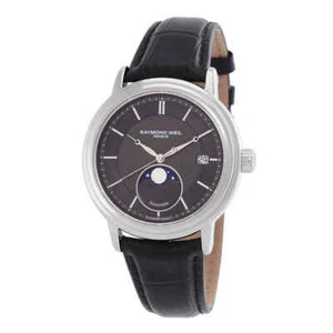 Reloj para hombre Raymond Weil Maestro automático fase lunar esfera gris 2879-STC-60001 - Imagen 1 de 3