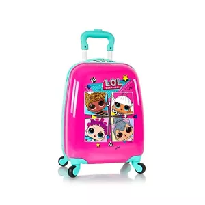 LOL Surprise Kids Carry On Luggage 18" Hardside Rolling Suitcase With Wheels New - Picture 1 of 5