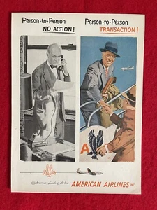 Vintage 1952 Print Ad American Airlines Advertisement - Picture 1 of 2