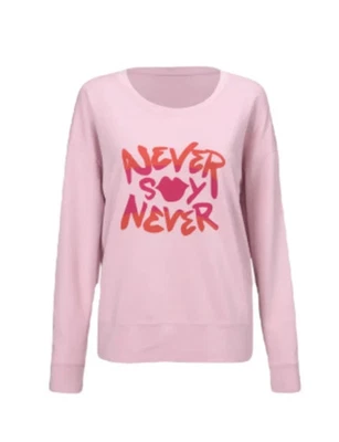 Sudadera Cabi NSN Never Say Never $130 nueva sin etiquetas, talla mediana, estilo #4256, rosa Foto 1 de 3