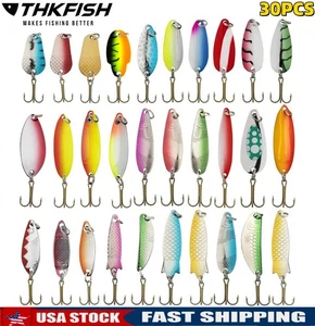 EE. UU. Lote 30 piezas Tipos de Señuelos de Pesca Peces Crankbaits Ganchos Minnow Cebos Aparejos - Imagen 1 de 17