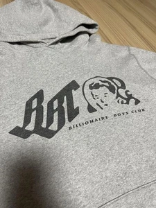 Billionaire Boys Club Logo Hoodie Grau M Waschung Made in Japan Gebraucht - Bild 1 von 6
