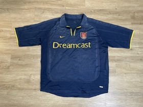 Vintage Dreamcast Arsenal 2000 Mens Sz L Third football shirt jersey **READ**