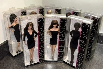 Lote de (8) Nuevas Barbie Etiqueta Negra Colección Básica 001 Modelos Foto 1 de 4