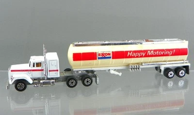 Road Champs 1982 HO Diecast 1/87 Mack Super-Liner Exxon Tanker Tractor Trailer - Image 1 of 4
