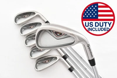 6Pcs TaylorMade r5 XL Iron Set 5-6-7-8-9-P T-Step 90 Flex S JAPAN RH Golf Clubs - Image 1 of 4