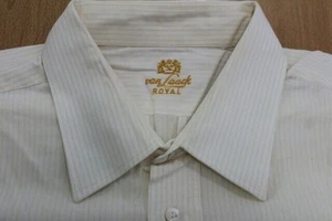 Van Laack Royal Shirt 38 Multicolored Striped Very Good #U1091 - Picture 1 of 1