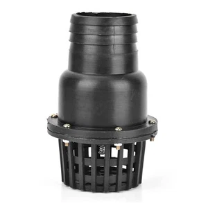 (3in) Valvola a pedale pompa acqua PVC nero bassa pressione valvola di ritegno piatta per fluido e - Foto 1 di 19