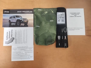 2020 Jeep Wrangler Owner’s Manual - Complete Set - Foto 1 di 1