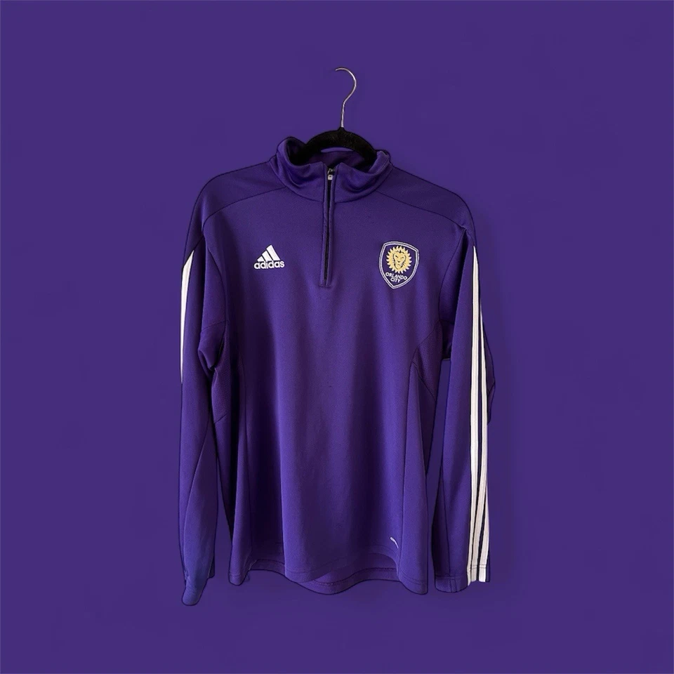 Adidas Orlando City SC Purple Track Jacket - Image 1 of 4