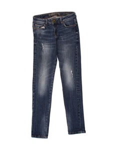GUESS Womens Skinny Jeans W25 L30 Blue Cotton CB02 - Picture 1 of 4