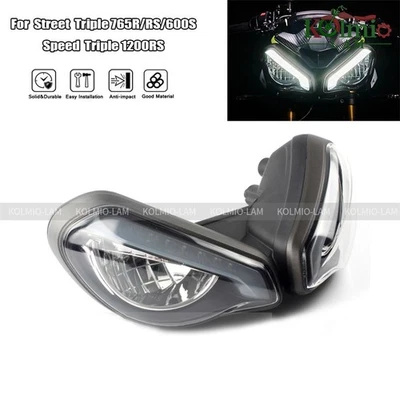 Fit Triumph Street Triple 765 RS 660S Motorcycle Headlight Head - Изображение 1 из 4